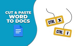 How to cut and paste from word to google docs