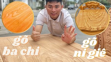Cách nhận biết gỗ gõ đỏ. Gỗ gõ đỏ Pachy, gõ đỏ Nigeria...