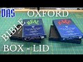 Oxford bible box  making the lid  adventures in bookbinding
