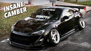 THIS IS LITERALLY THE MOST INSANE STANCE + CAMBER ON A BUILD THAT IVE EVER SEEN