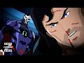Black Suit Vs Cyborg Superman