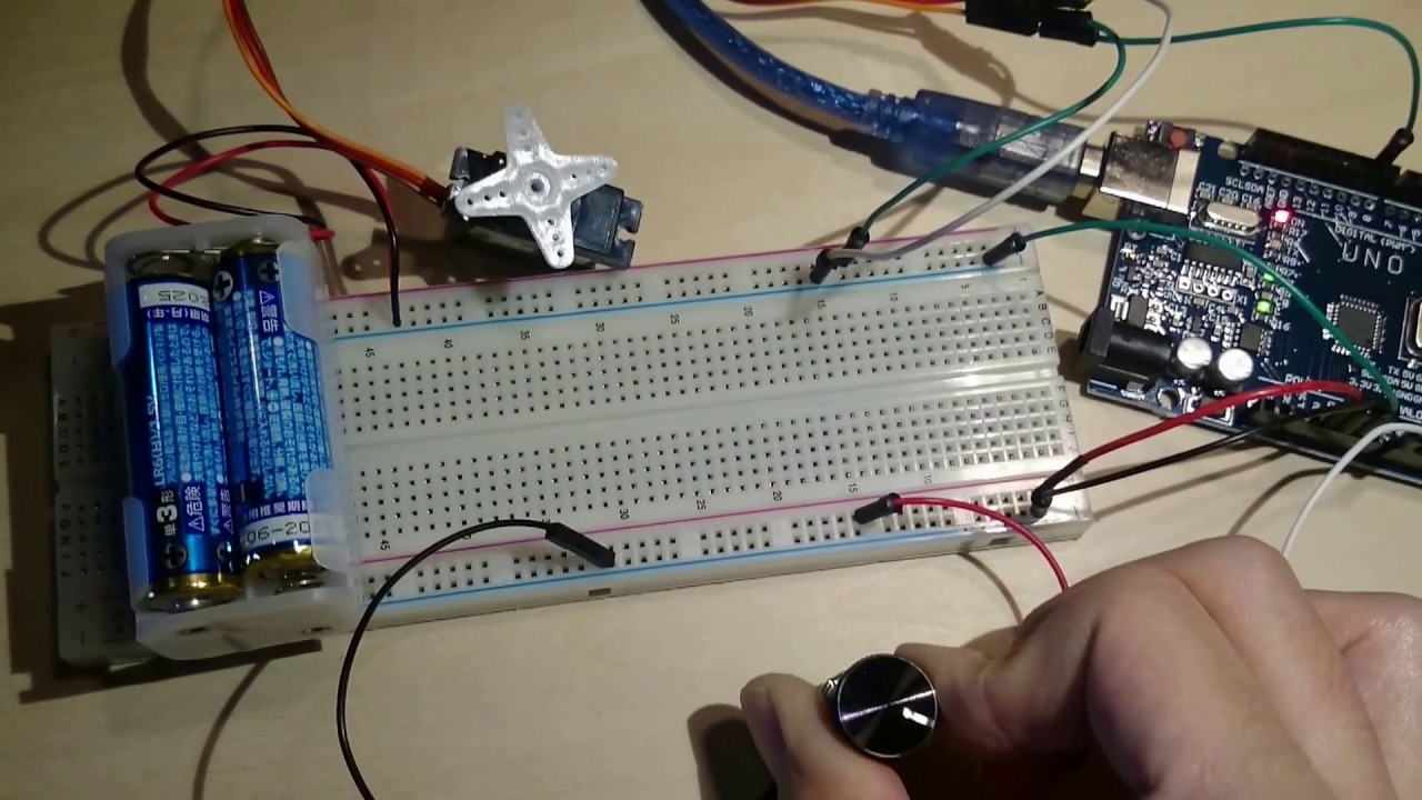 Arduinoでサーボモーターの基本制御をしてみる - YouTube