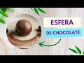 Prepara una deliciosa ESFERA DE CHOCOLATE rellena de mousse. ¡Receta fácil!