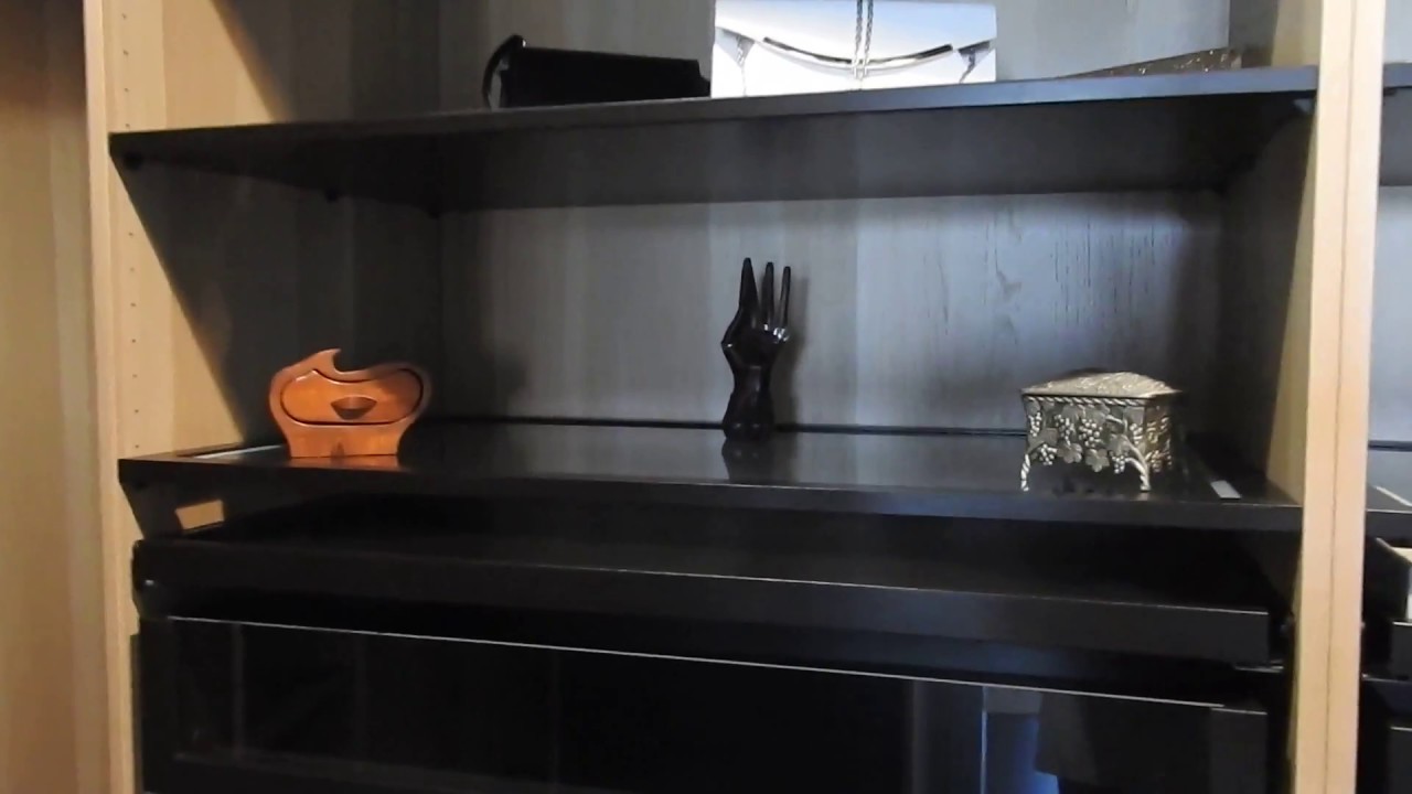Walk-in Robe with IKEA PAX Finish - YouTube