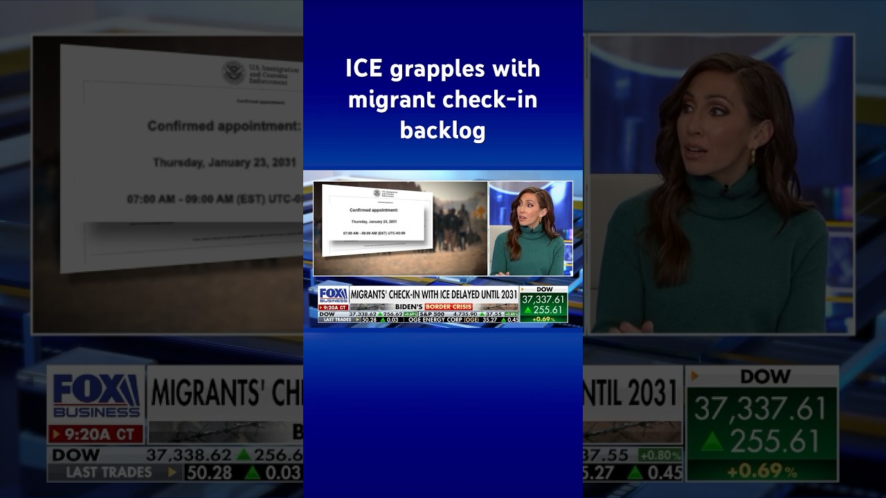 Migrants’ check-in with ICE delayed until 2031 amid ongoing border crisis #shorts