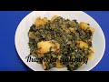 Aloo paalak recipe quick easyspinach and potatoes recipe ms vlogger canada