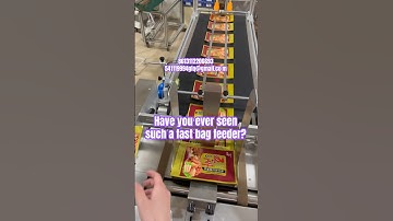 High speed friction feeder ｜Automatic paging machine #technology #conveyor #feeder #ifeeder #bag
