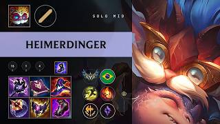 Heimerdinger Mid vs Kassadin - BR Challenger Patch 26.08