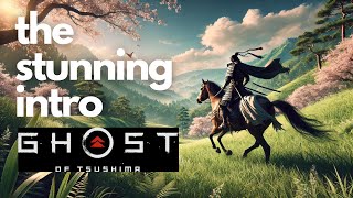 The Absolutely Stunning Intro of Ghost of Tsushima | 🎧 Headphones On