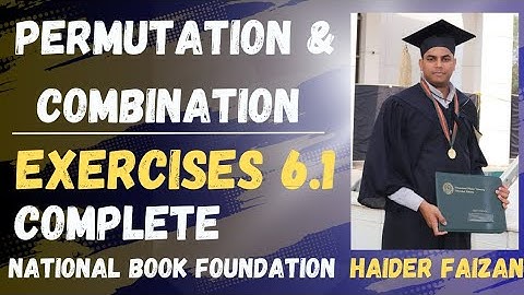 Exercise 6.1 class 11 Math Nbf | Ex 6.1 Math NBF | NBF | Permutation and Combination | complete