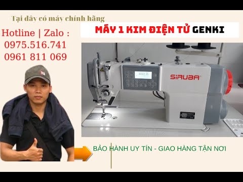 Video Nơi Bán Máy May 1 kim điện tử SIRUBA DL 7200C Chính... - youtube