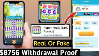 Happy fruits app real or fake | Happy fruits $100 withdraw | Happy fruits app payment proof screenshot 4