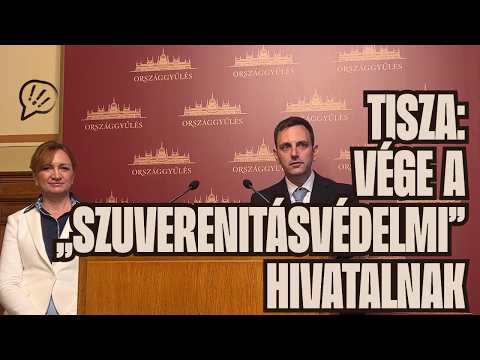 TISZA-frakció: ÁTVILÁGÍTÁS lesz a megszűnő SZUVERENITÁSVÉDELMI Hivatalnál is