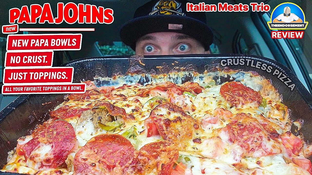 Papa John S® Papa Bowls Review 🍕🥣 Crustless Pizza Keto