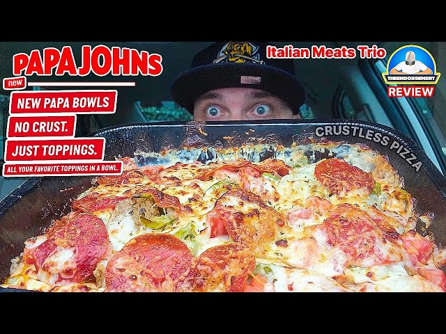 See Papa Johns new pizza bowls: Just toppings, no crust