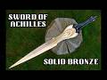 Making The Legendary Sword Of Achilles TROY Movie Bronze Cast 