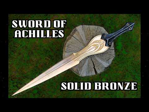 Making The Legendary Sword Of Achilles TROY Movie Bronze Cast 
