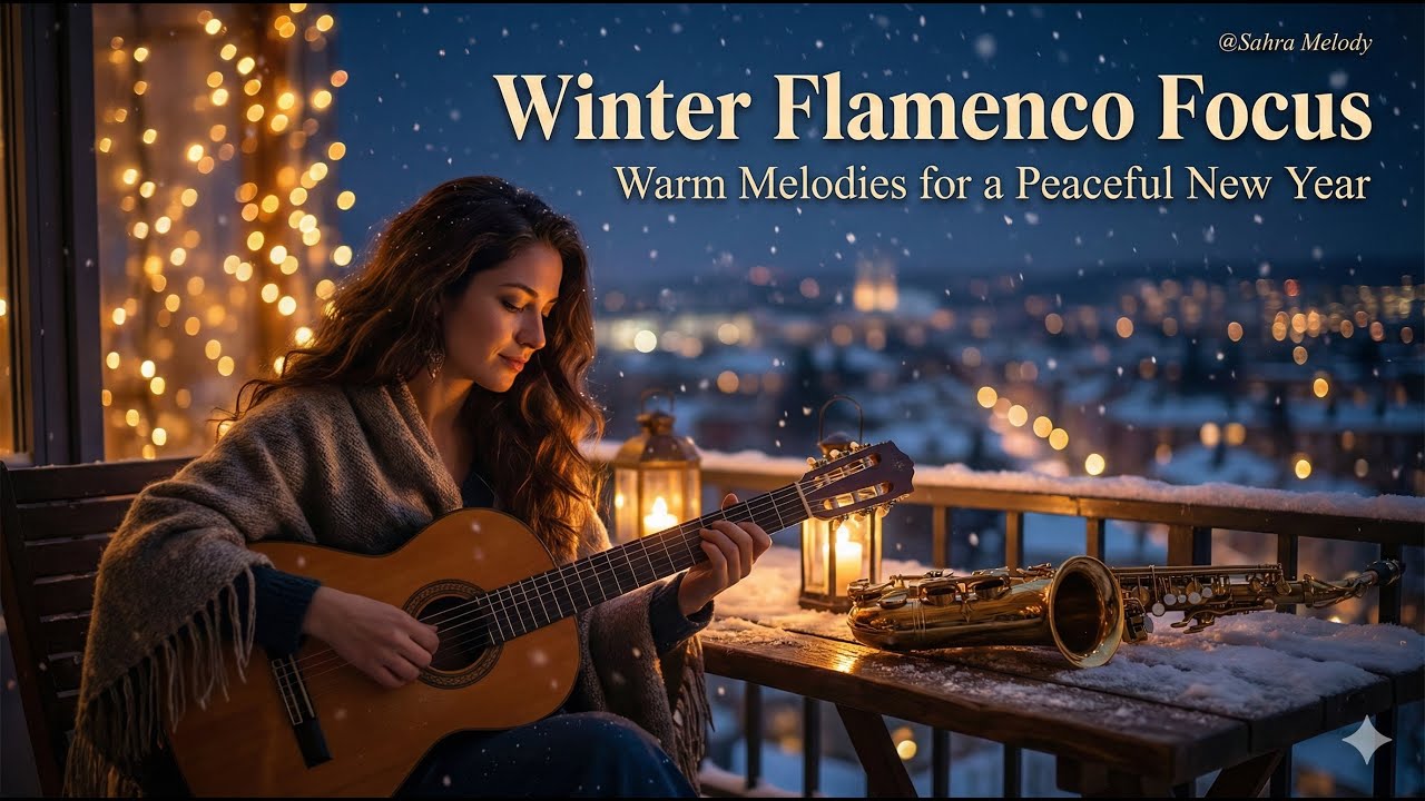 Winter Evening Flamenco Jazz | Cena Relajante & Ambiente 2025