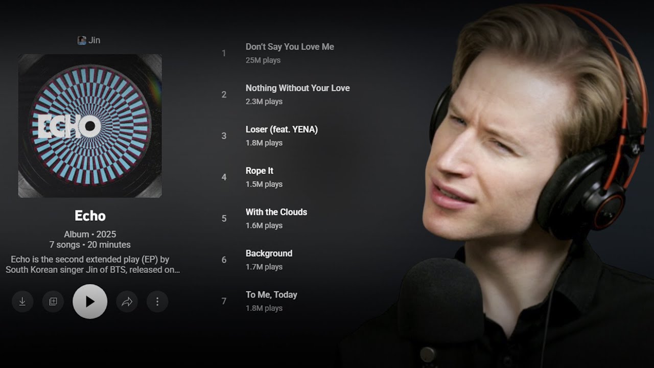 HONEST REACTION to JIN - 'Echo' Full Album