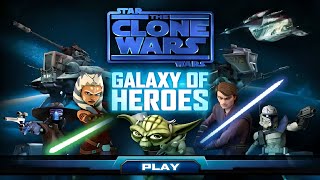 Star Wars: The Clone Wars - Galaxy of Heroes - 100% Full Game Walkthrough [Flash Games Star Wars]