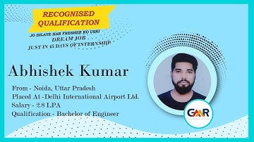 Congrats ,Abhishek | Mechanical Engineer | Salary 2.8 LPA |Got Selected as System Engineer in "DIAL"