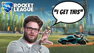 I taught Seth Rogen how to play Rocket League