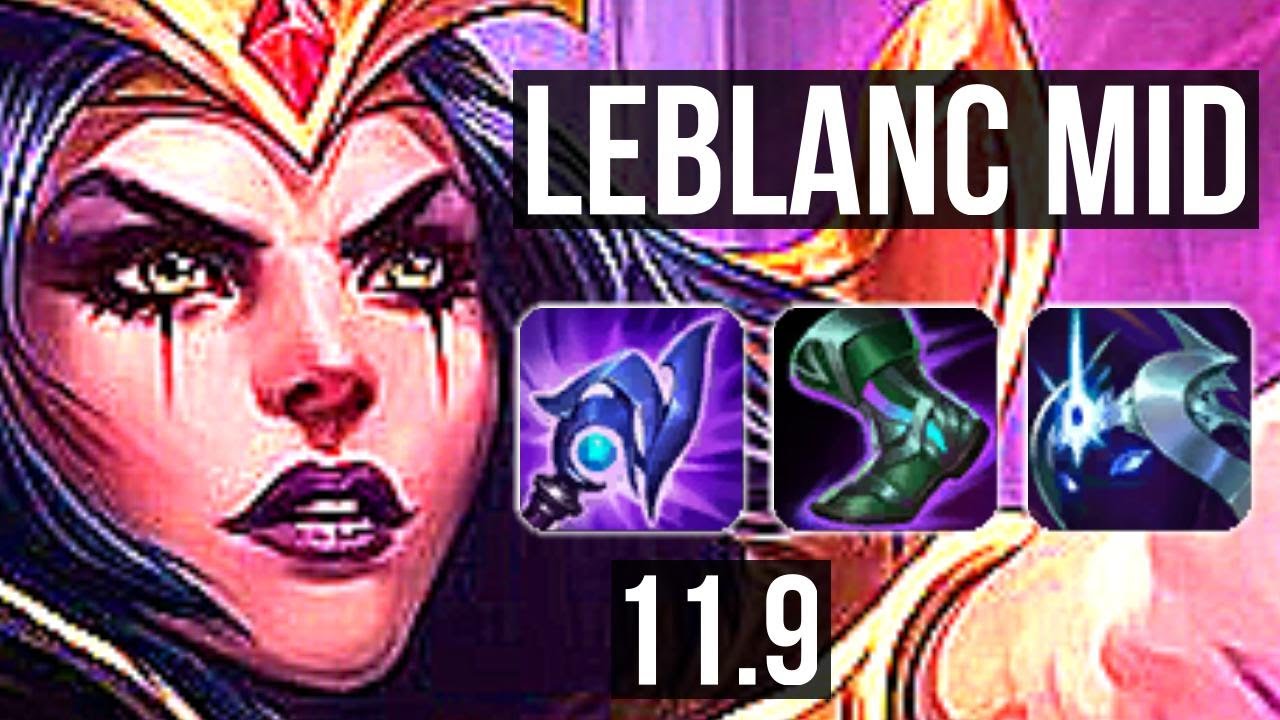 LEBLANC vs TALON (MID) | 68% winrate, 15/2/7, 6 solo kills, Legendary | KR Grandmaster | v11.9