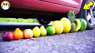 Crushing Crunchy & Soft Things by Car! Lots Of Fruit screenshot 5