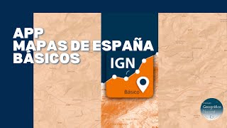 📲  Presentación aplicación móvil Mapas de España Básicos - Instituto Geográfico Nacional screenshot 4