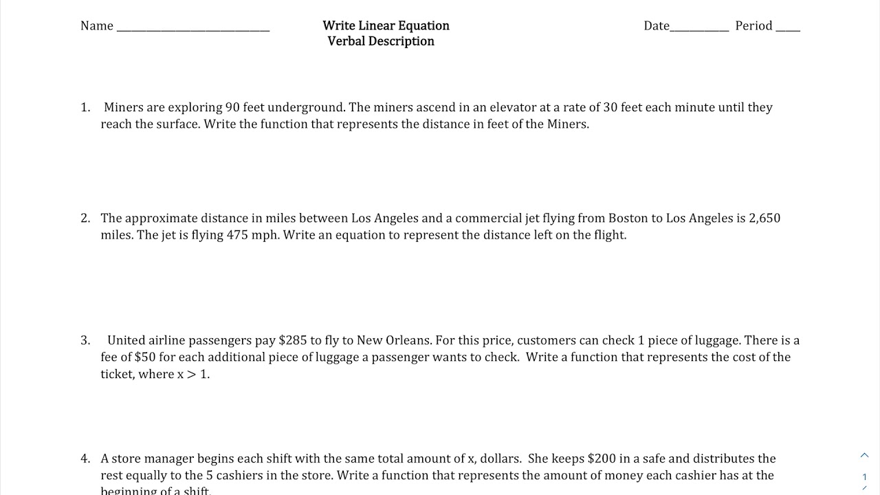 writing-linear-equations-given-a-verbal-description-youtube