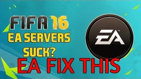FIFA 16 Problem EA Servers Need A Doc #EA FIX THIS