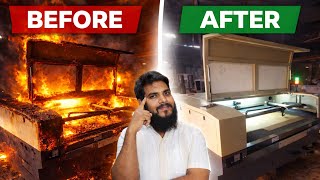 "How We Restored a Burned Laser #MaazMachineries #completeart 
