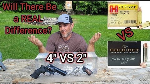 Gel Testing .357 Mag 😎 2 Ammo Types/ 2 Barrel Lengths... Let