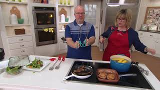 Set Of 2 Grill, Cook & Serve Scissor Tongs On Qvc