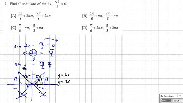 5.3  Solving a Trigonometric Equation
