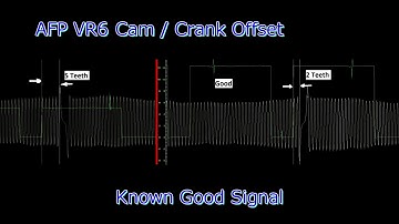 VW A4: AFP VR6 Cam & Crank waveform (good & bad)