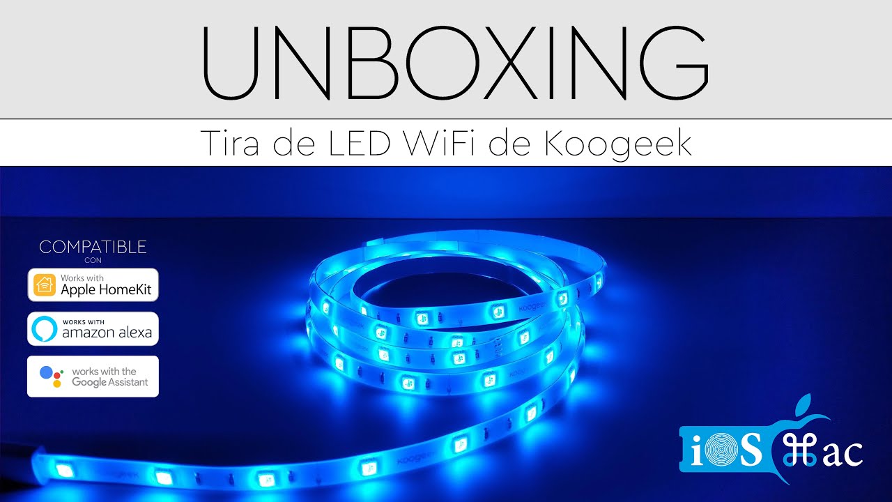 Tira de LED WiFi Apple HomeKit de Koogeek SMART LIGHT STRIP 