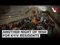 Kyiv Residents Flee To Metro Shelters As Massive Russian Strike Rocks Capital | VERTEX