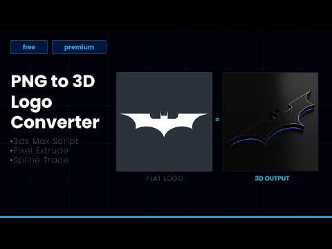 Turn Any Logo Into a 3D Model in 3ds Max (Free Script!)