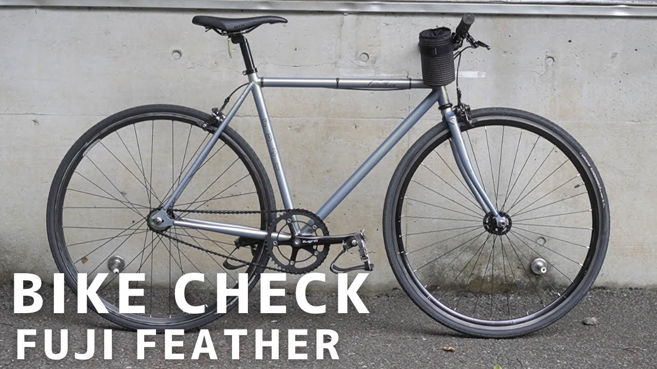 (yuki⭐︎)FUJI FEATHER - ピストバイク BIKE CHECK】愛車紹介!フジフェザー FUJI FEATHER【ピスト