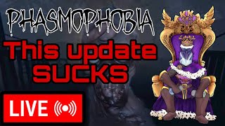 Recording A Video LIVE! Is The New Phasmophabia Update THAT BAD? Lets Find Out!