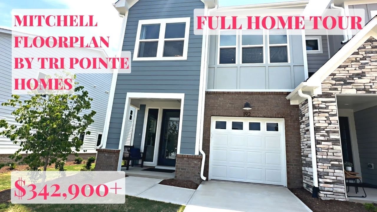 Townes at Chatham Park Tri Pointe Homes Mitchell Plan Pittsboro, NC