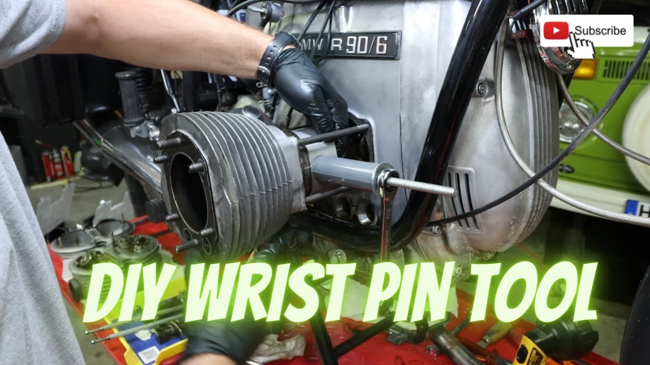 DIY Wrist Pin Tool Airhead Top End Refresh part 2 YouTube