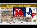 Tesla Gigafactory Texas 16 December 2020 Cyber Truck & Model Y Factory Construction Update (08:45AM)