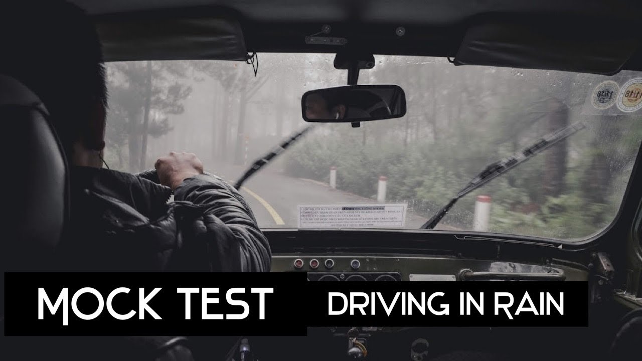 Mock Driving Test | Fail | rain driving | correction video  Hazard | Leeds | Horsforth Test route |
