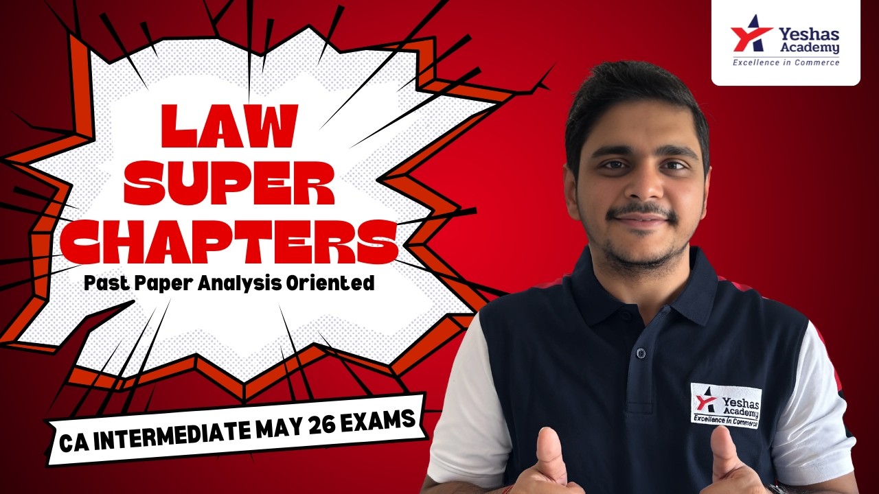 CA Inter Law May 2026 – Important Chapters & Exam Strategy | Score 50 ...