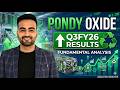Pondy Oxides Fundamental Analysis || Q3Fy26 Results &amp; Concall Discussion || Best Rescycling Stock