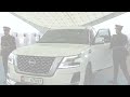 HH the Amir Arrives in Abu Dhabi
