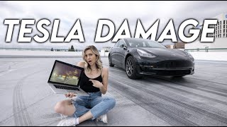 Someone Hit My Tesla & I Caught It On Camera