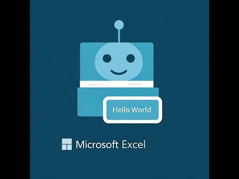 Excel VB Macro Tutorial 1 for Beginners Hello World with Button